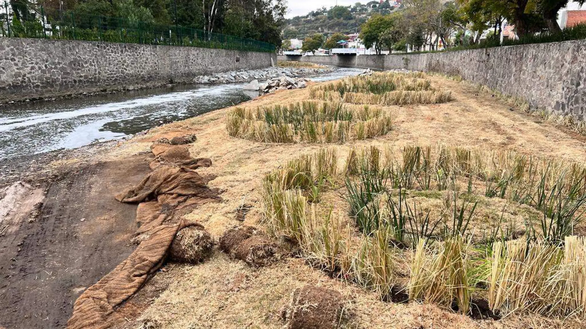 rio Zahuapan colocación de jardineras (1)